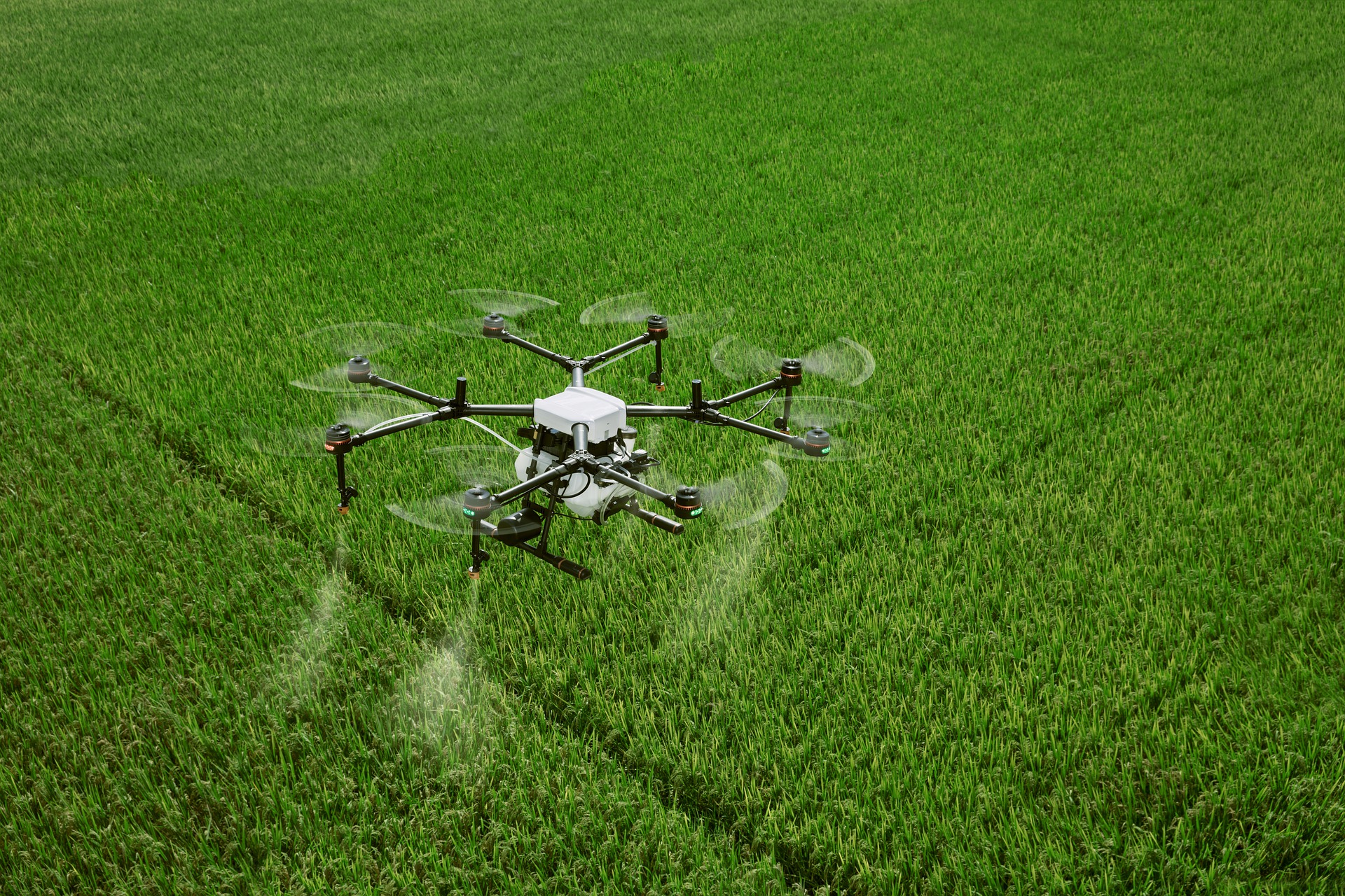 drone spring a farm;